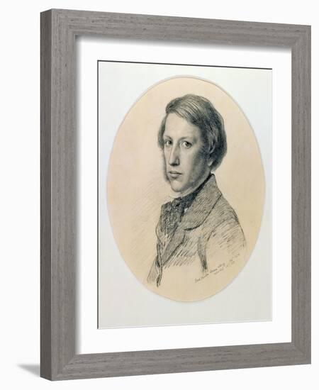 Self Portrait, 1850-Ford Madox Brown-Framed Giclee Print