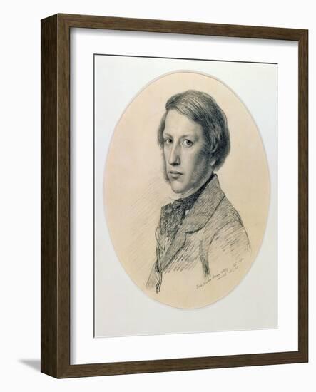 Self Portrait, 1850-Ford Madox Brown-Framed Giclee Print