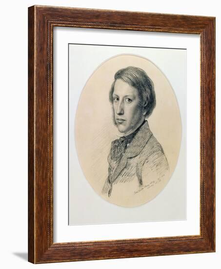 Self Portrait, 1850-Ford Madox Brown-Framed Giclee Print