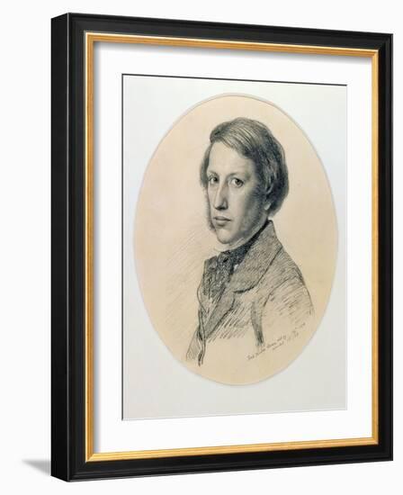 Self Portrait, 1850-Ford Madox Brown-Framed Giclee Print