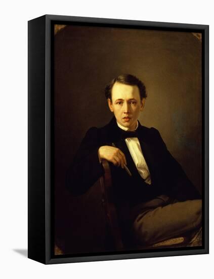 Self-Portrait, 1851-Vasili Grigoryevich Perov-Framed Premier Image Canvas