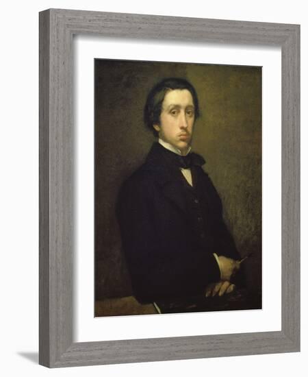 Self Portrait 1855-Edgar Degas-Framed Giclee Print