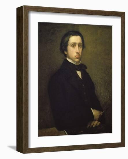 Self Portrait 1855-Edgar Degas-Framed Giclee Print