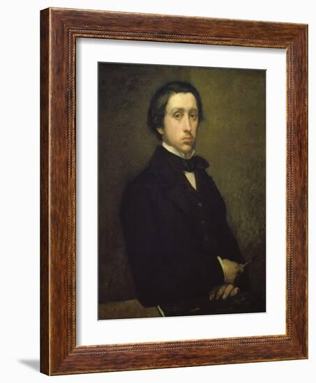 Self Portrait 1855-Edgar Degas-Framed Giclee Print