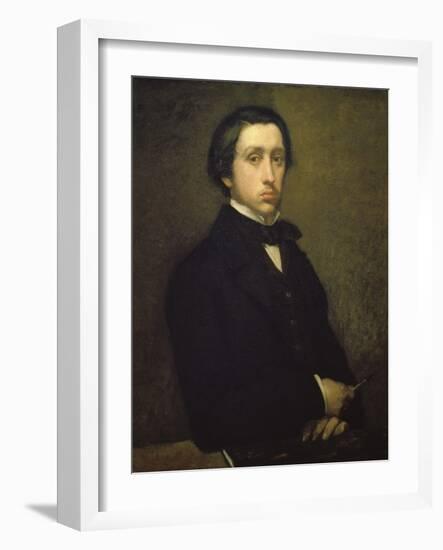 Self Portrait 1855-Edgar Degas-Framed Giclee Print