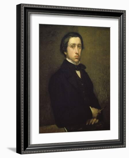 Self Portrait 1855-Edgar Degas-Framed Giclee Print