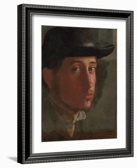 Self-portrait, 1857-8-Edgar Degas-Framed Giclee Print