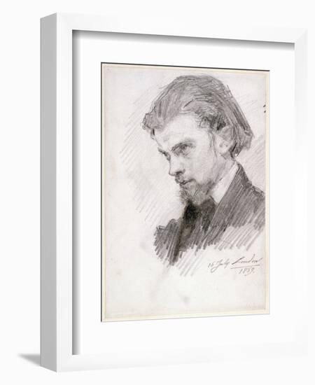 Self Portrait, 1859-Henri Fantin-Latour-Framed Giclee Print