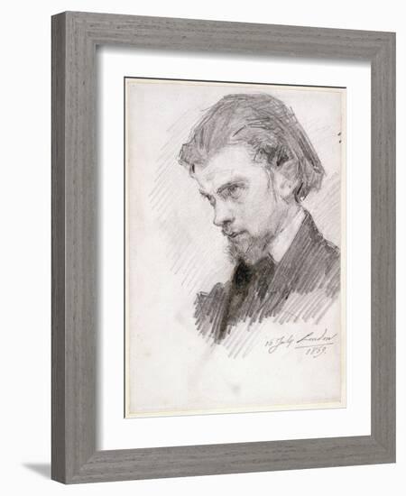 Self Portrait, 1859-Henri Fantin-Latour-Framed Giclee Print