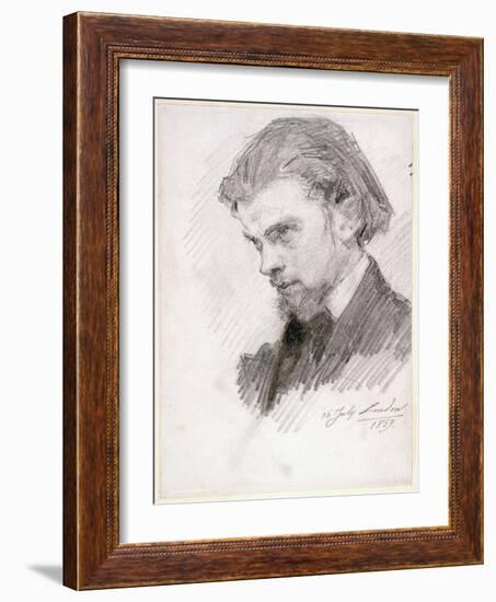 Self Portrait, 1859-Henri Fantin-Latour-Framed Giclee Print