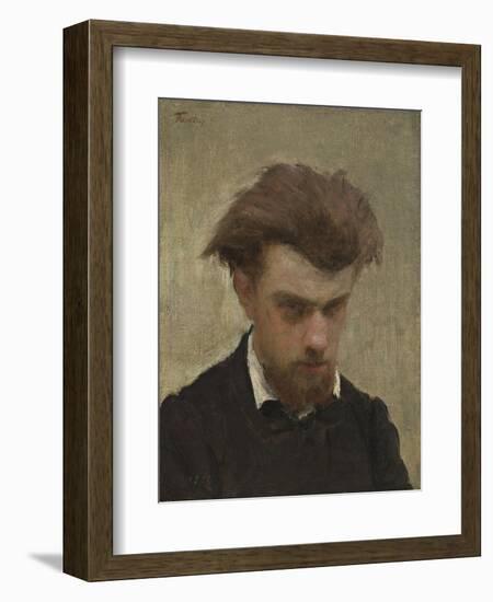 Self-Portrait, 1861-Ignace Henri Jean Fantin-Latour-Framed Giclee Print