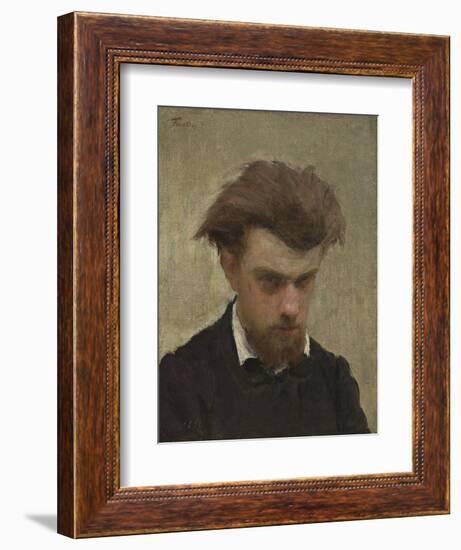 Self-Portrait, 1861-Ignace Henri Jean Fantin-Latour-Framed Giclee Print