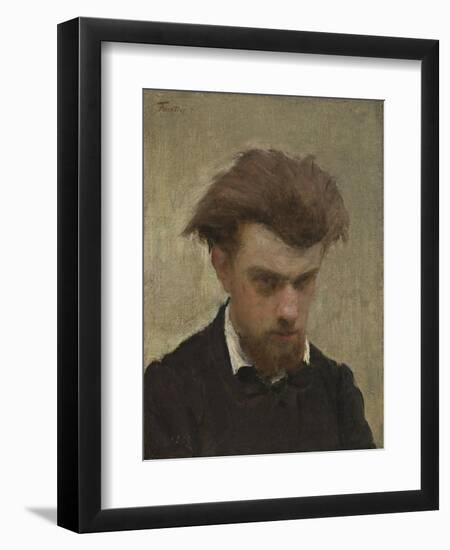 Self-Portrait, 1861-Ignace Henri Jean Fantin-Latour-Framed Giclee Print