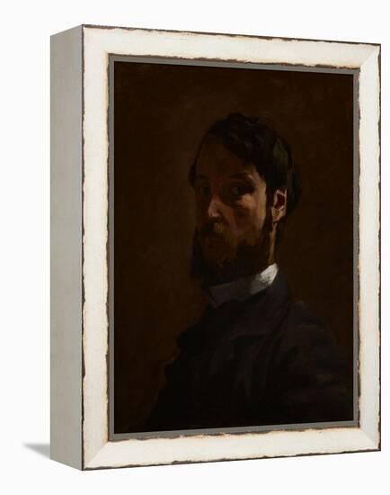 Self Portrait, 1867-68-Jean Frederic Bazille-Framed Premier Image Canvas