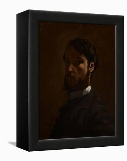 Self Portrait, 1867-68-Jean Frederic Bazille-Framed Premier Image Canvas