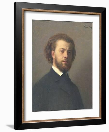 Self Portrait, 1867-Henri Fantin-Latour-Framed Giclee Print