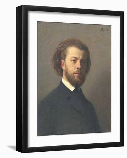 Self Portrait, 1867-Henri Fantin-Latour-Framed Giclee Print