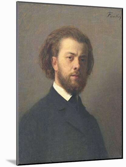 Self Portrait, 1867-Henri Fantin-Latour-Mounted Giclee Print