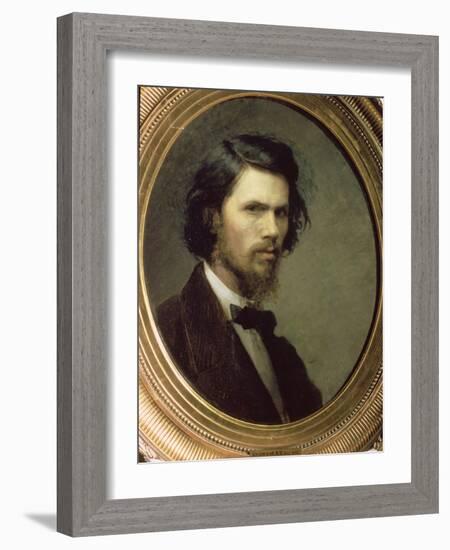 Self Portrait, 1867-Ivan Nikolaevich Kramskoy-Framed Giclee Print