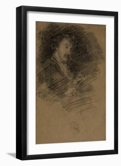 Self Portrait, 1871-73-James Abbott McNeill Whistler-Framed Giclee Print