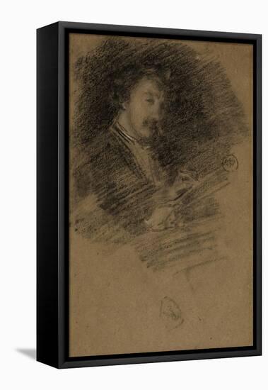 Self Portrait, 1871-73-James Abbott McNeill Whistler-Framed Premier Image Canvas