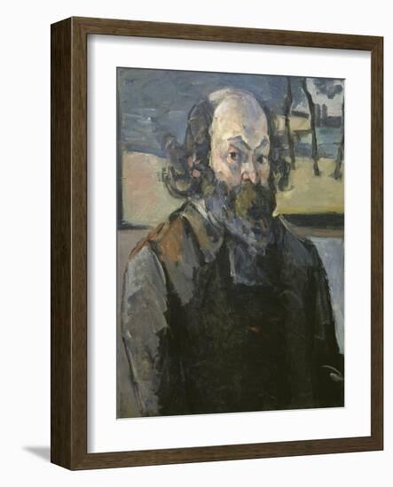 Self-Portrait, 1873-1876-Paul Cézanne-Framed Giclee Print