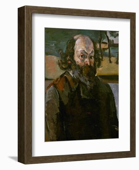 Self Portrait, 1873-1876-Paul Cézanne-Framed Giclee Print