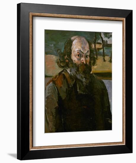 Self Portrait, 1873-1876-Paul Cézanne-Framed Giclee Print