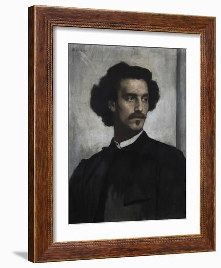 Self-Portrait, 1873-Anselm Feuerbach-Framed Giclee Print