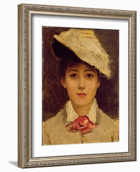 Self-Portrait, 1877-Louise Jopling-Framed Giclee Print