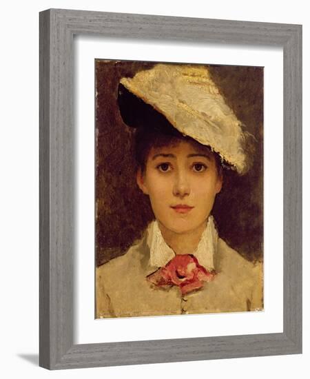 Self-Portrait, 1877-Louise Jopling-Framed Giclee Print