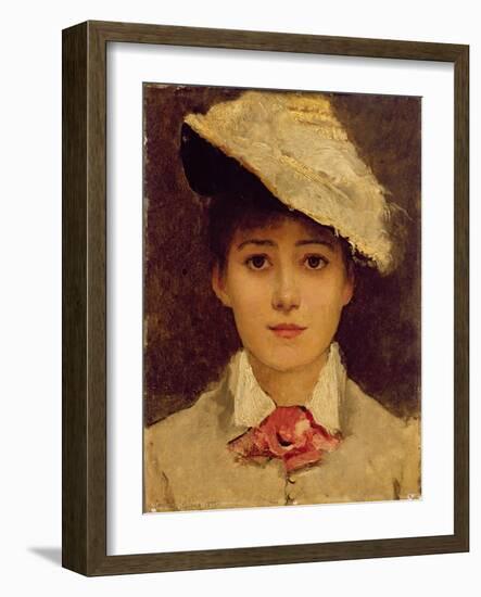 Self-Portrait, 1877-Louise Jopling-Framed Giclee Print