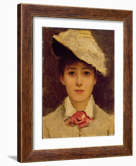 Self-Portrait, 1877-Louise Jopling-Framed Giclee Print