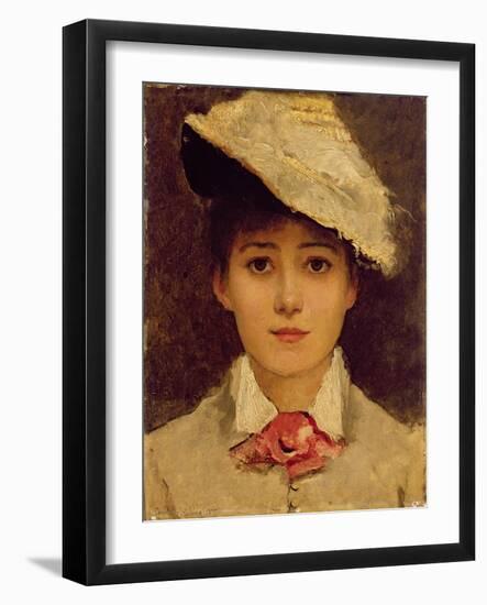 Self-Portrait, 1877-Louise Jopling-Framed Giclee Print