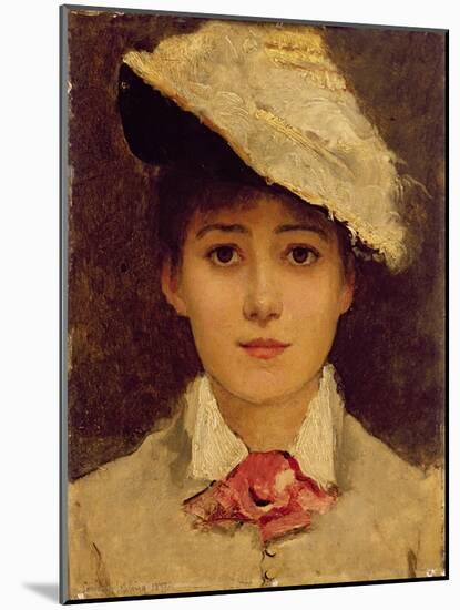 Self-Portrait, 1877-Louise Jopling-Mounted Giclee Print