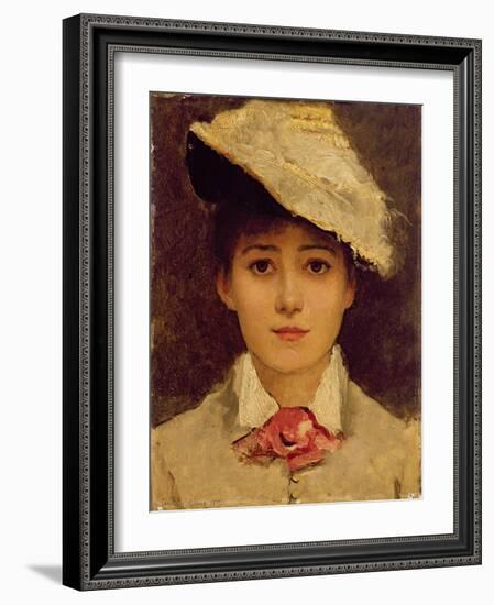 Self-Portrait, 1877-Louise Jopling-Framed Giclee Print