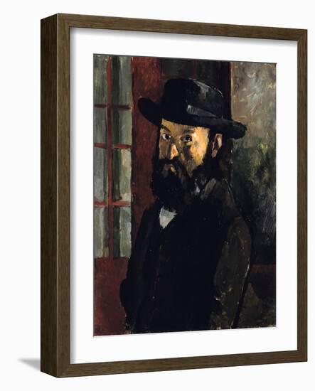 Self Portrait, 1879-Paul Cézanne-Framed Giclee Print