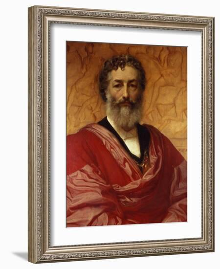 Self Portrait, 1880-Frederick Leighton-Framed Giclee Print