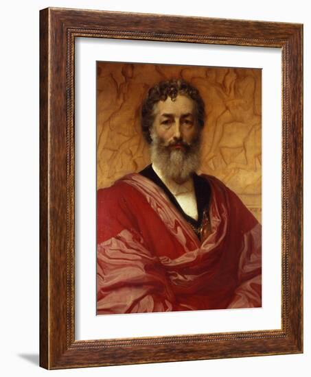 Self Portrait, 1880-Frederick Leighton-Framed Giclee Print