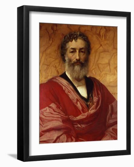 Self Portrait, 1880-Frederick Leighton-Framed Giclee Print