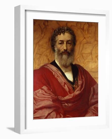 Self Portrait, 1880-Frederick Leighton-Framed Giclee Print