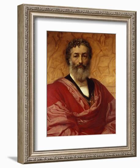 Self Portrait, 1880-Frederick Leighton-Framed Giclee Print