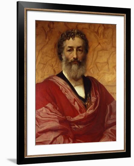 Self Portrait, 1880-Frederick Leighton-Framed Giclee Print