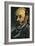 Self-Portrait, 1880-Paul Cézanne-Framed Giclee Print