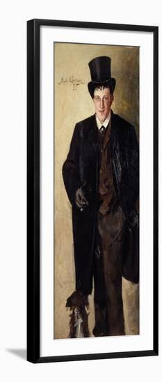 Self-Portrait, 1885-Kalle (1865-93) Lochen-Framed Giclee Print