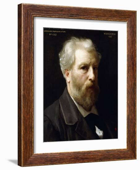 Self Portrait, 1886-William Adolphe Bouguereau-Framed Giclee Print