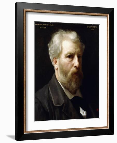 Self Portrait, 1886-William Adolphe Bouguereau-Framed Giclee Print