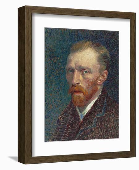 Self-Portrait, 1887 (Oil on Board)-Vincent van Gogh-Framed Giclee Print