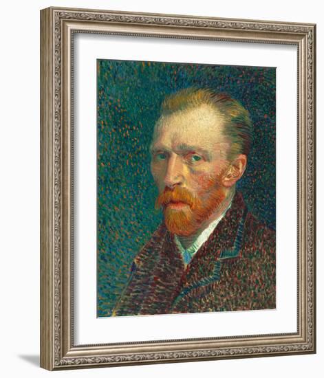 Self Portrait, 1887-Vincent van Gogh-Framed Art Print