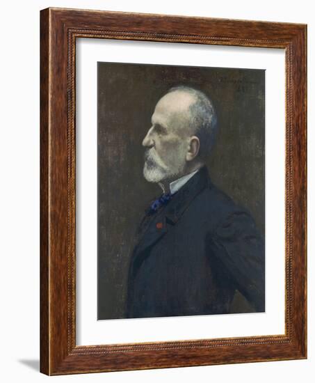 Self Portrait, 1887-Pierre Puvis de Chavannes-Framed Giclee Print